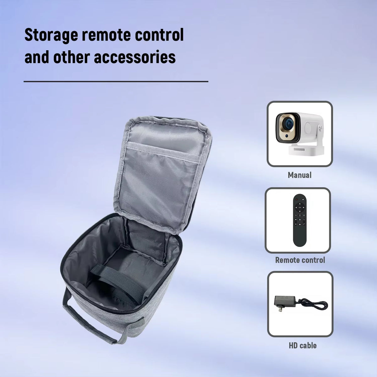 Projector Storage Bag for HY260 Pro HY310 Protective Case Box Projector Bluetooth Speaker Protection Portbale Accessories