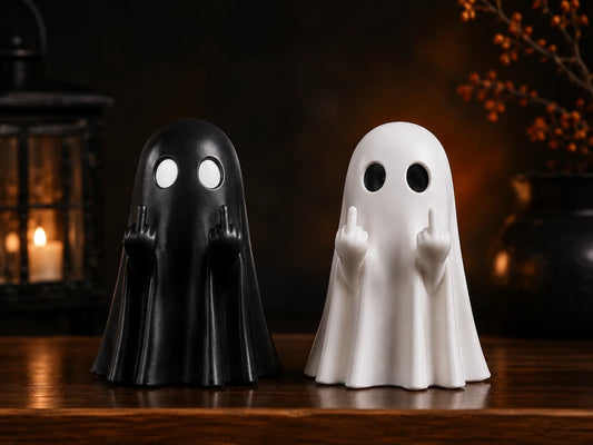 OddHabbit™ Middle Finger Ghost | Funny Halloween Decoration
