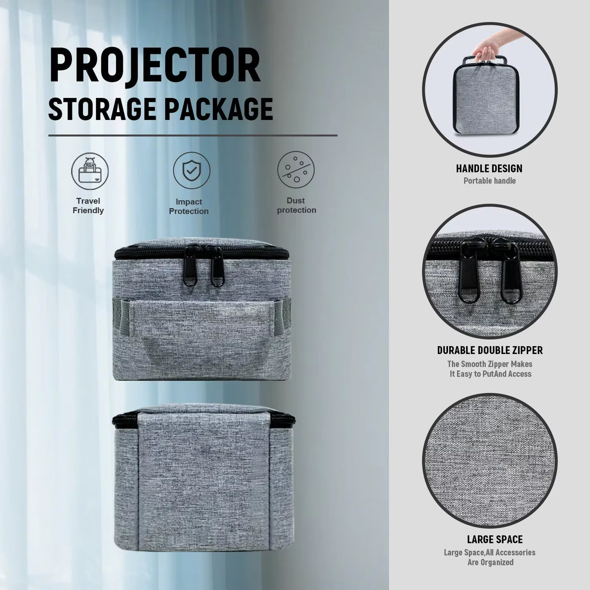 Projector Storage Bag for HY260 Pro HY310 Protective Case Box Projector Bluetooth Speaker Protection Portbale Accessories